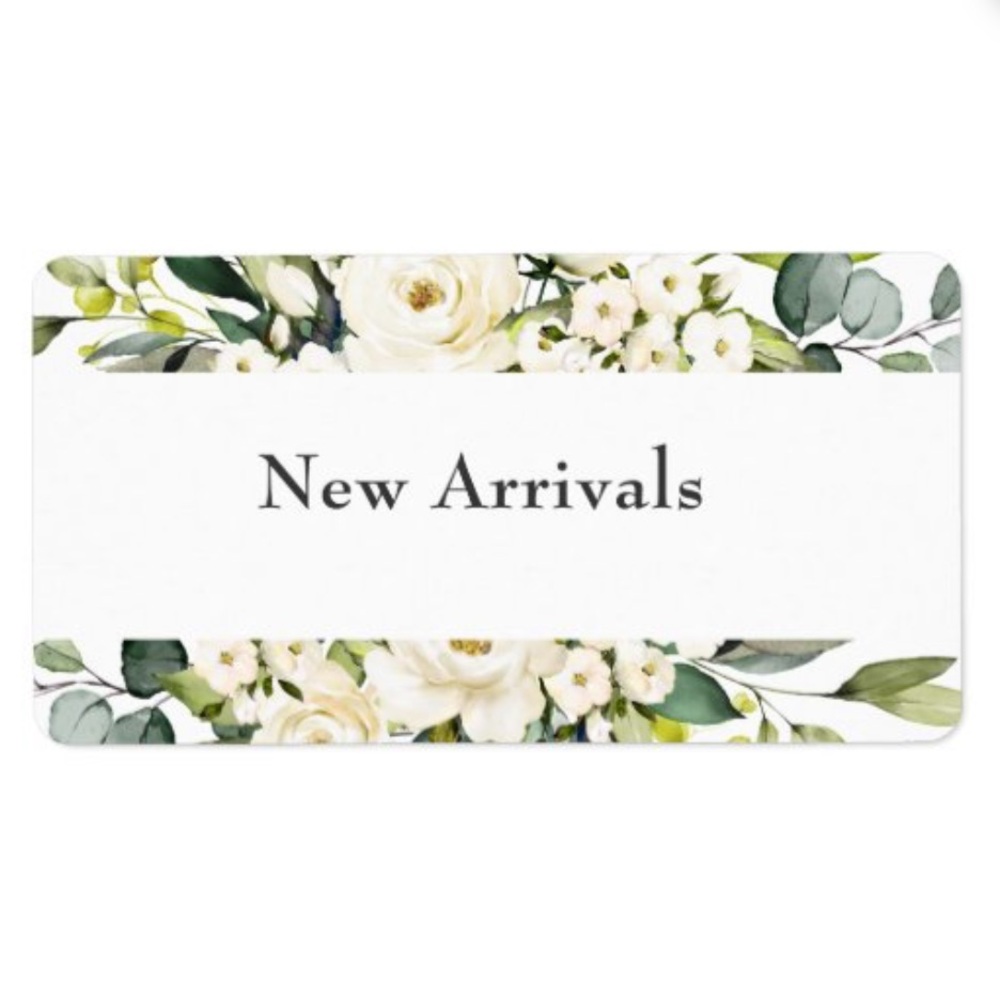 New arrivals to my closet